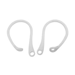 Ergonomic Wireless Headset Ear Hooks - Lightweight Anti - Loss Outdoor Cycling Accessory (WHITE)