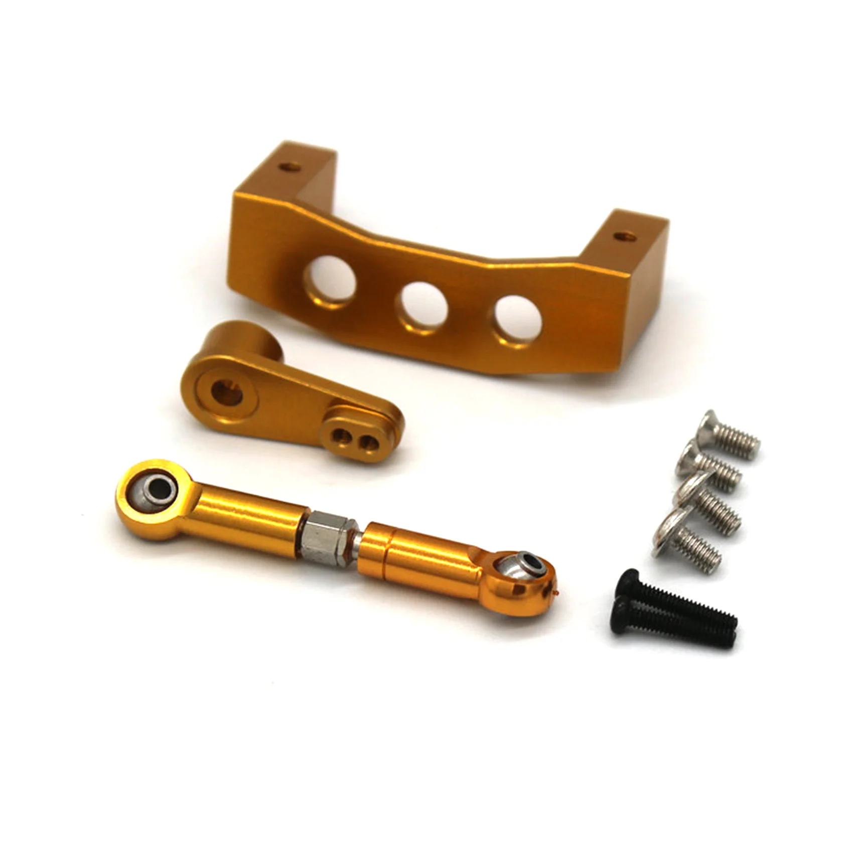 Metal Servo Arm Servo Mount Servo Link Rod for Wltoys 144001 144002