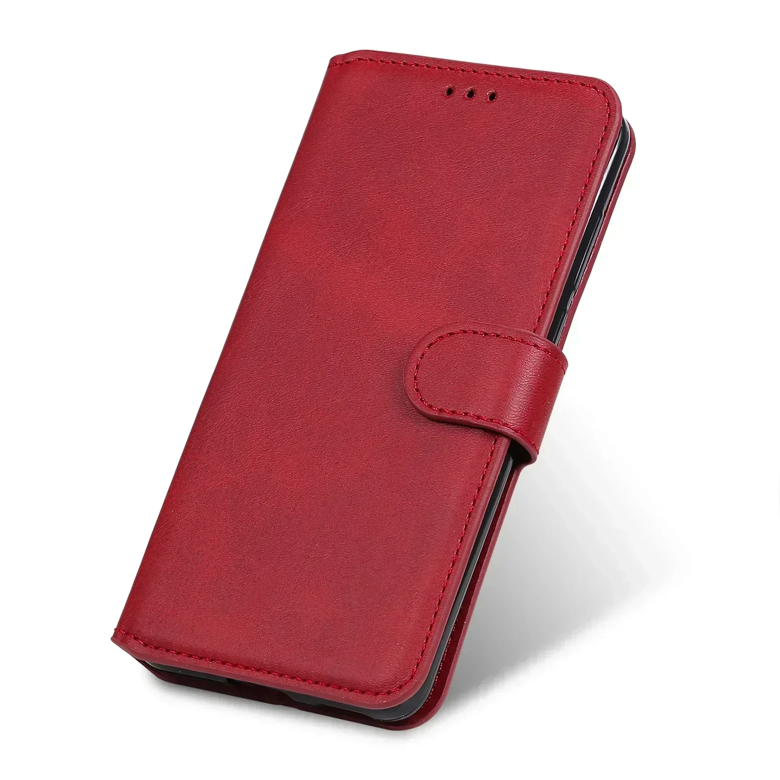 Luxury Retro Leather Wallet Case - Full Cover Book Holder