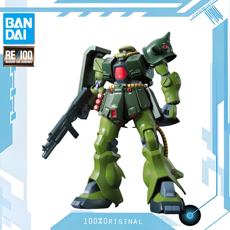 

BANDAI Anime RE 1/100 MS-06FZ ZAKU2 FZ мобильный костюм Gundam модель в сборе игрушки ручной работы фигурки праздничные подарки