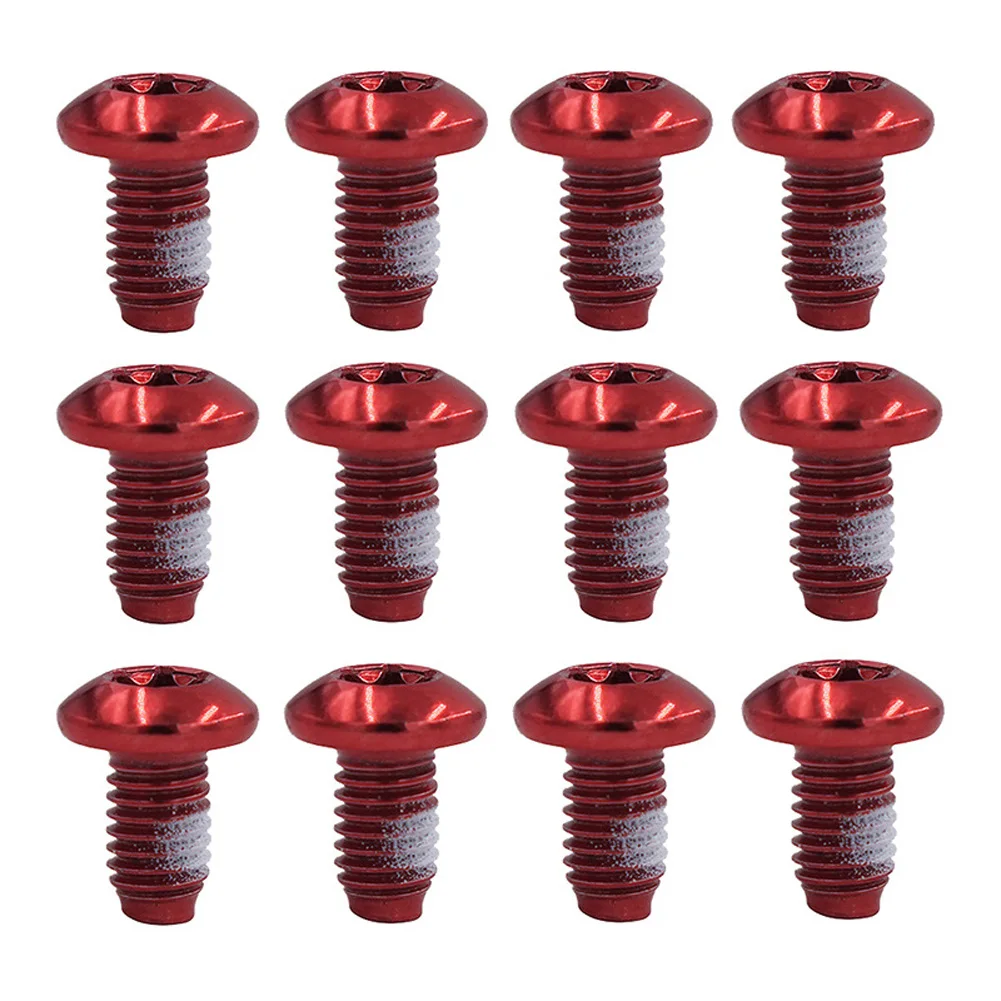 Bolts Screws Rotor Stainless Steel 12 Pcs Bicycle MTB Disc Brake Road Bike Biking Outdoor High Quality Portable