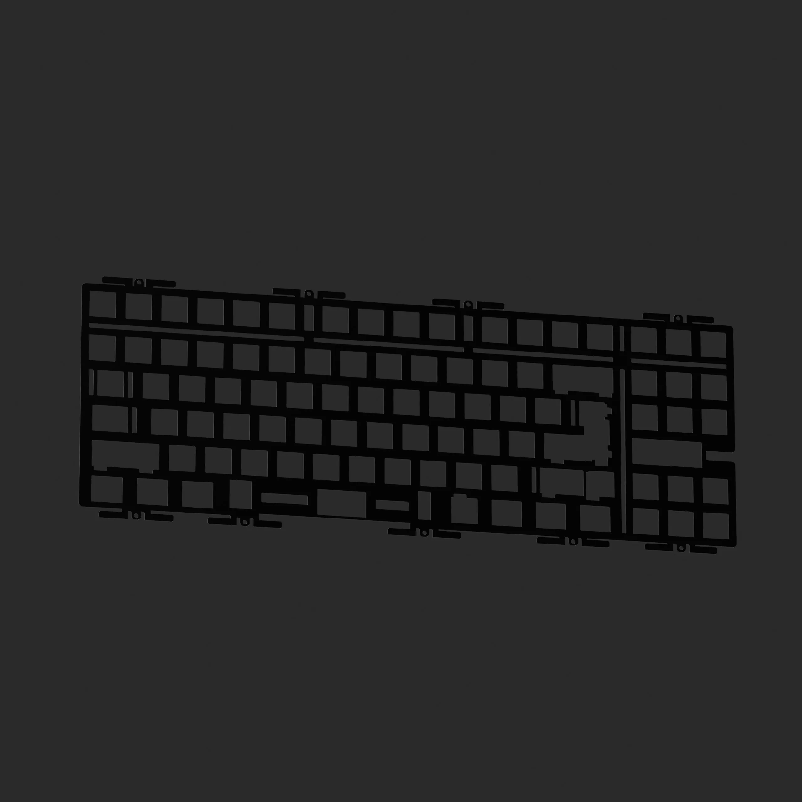 Kbd8x mkiiiメカニカルキーボードアクセサリー、PCBプレート