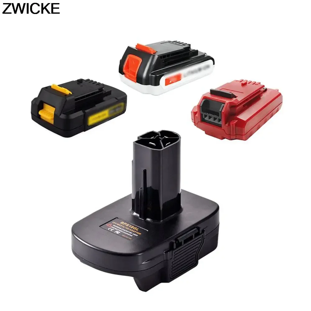 DM18GL BPS18GL 19.2V Adapter Converter on Craftsman Tool for Dewalt Milwaukee Black Decker Porter-Cable Stanley Li-ion Battery