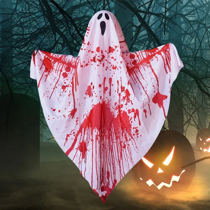 Halloween Ghost Decoration Set Blood Cloth Horror Props
