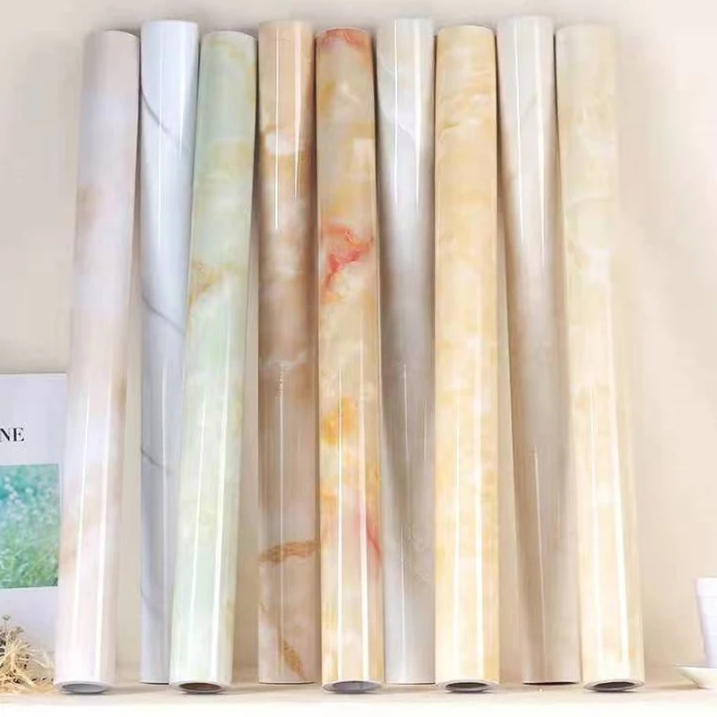 60/80cm kitchen oil-proof film stove waterproof moisture-proof self-adhesive wallpaper cabinet decoration tile marble