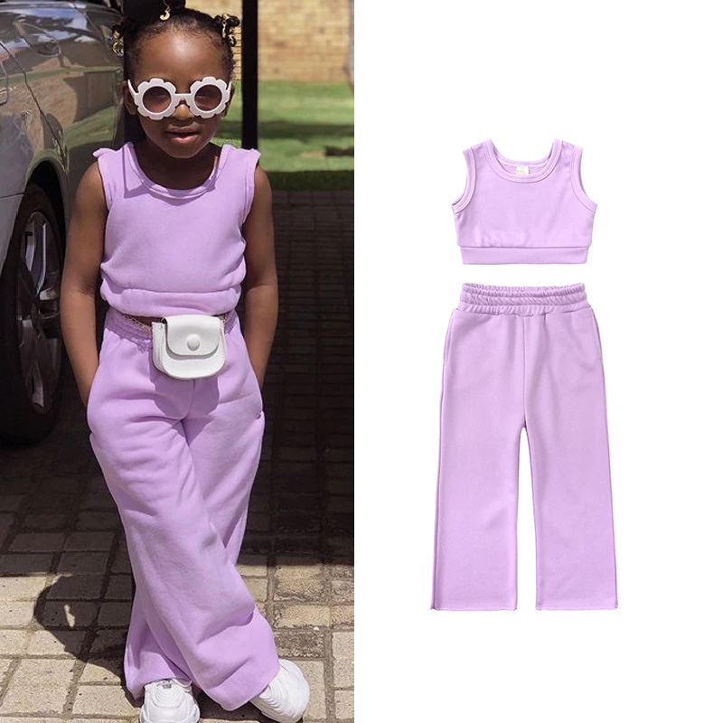 1-10Y الاطفال فتاة الملابس مجموعات ملابس الأطفال ا...