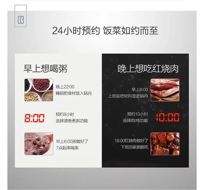 Midea Electric Pressure Cooker Household Multi-function Pressure Cooker 4.8L Automatic Intelligent Electric Cooker