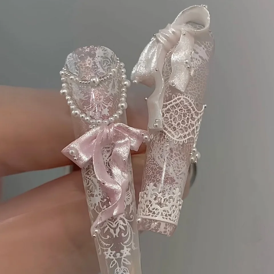 3D Acrylic Nail Art Silicone Mold for DIY Designs