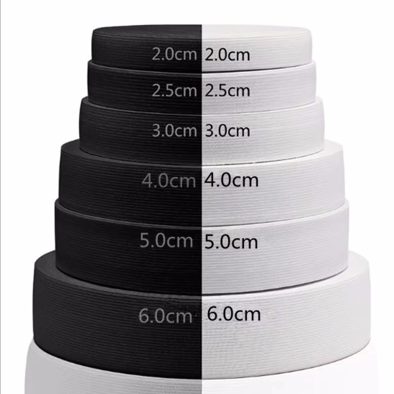 Adjustable Elastic Nylon Webbing for Garment Sewing and Backpack Straps