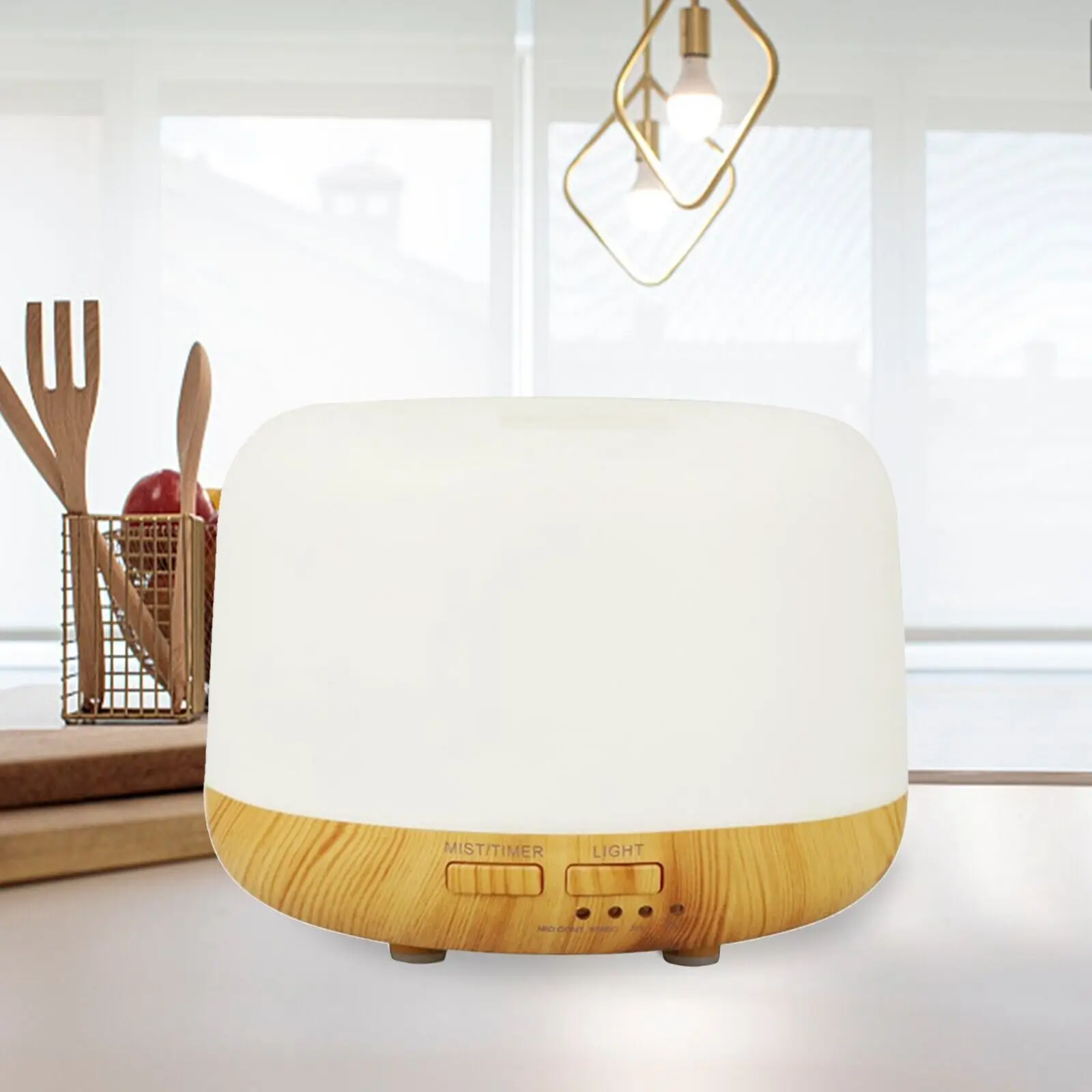 300ml Aromatherapy Oil Diffuser with 7-Color Light, Timer-Adjustable Fog Mode Setting，300ML humidifier 4