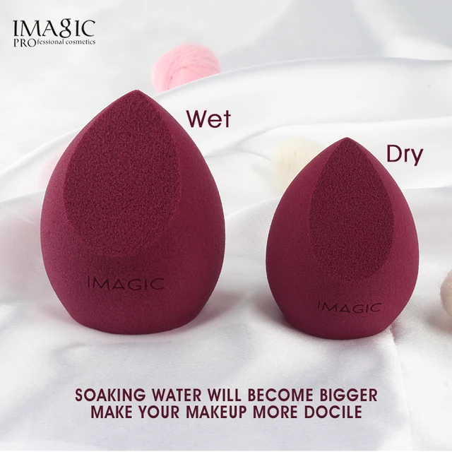 IMAGIC Beauty Sponge Face Wash Puff Gourd Water Drop Puff Wet And Dry Makeup Sponge Tool
