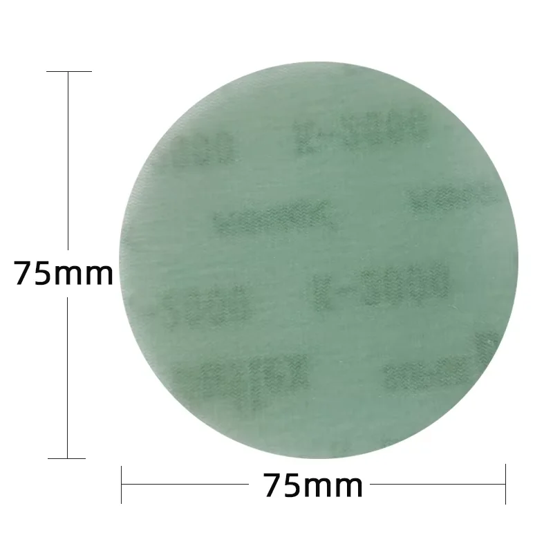 일본 Kovax 3 인치 50 조각 소프트 필름 사포 자동차 페인트 건식 연삭 연마 사포 오렌지 껍질 제거