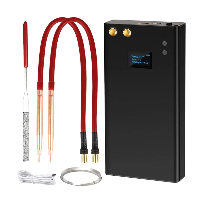 

Spot Welder Rechargeable Portable Spot Welder Machine Spot Welding Equipment Energy Storage 7500Mah 18650 Battery Easy To Use