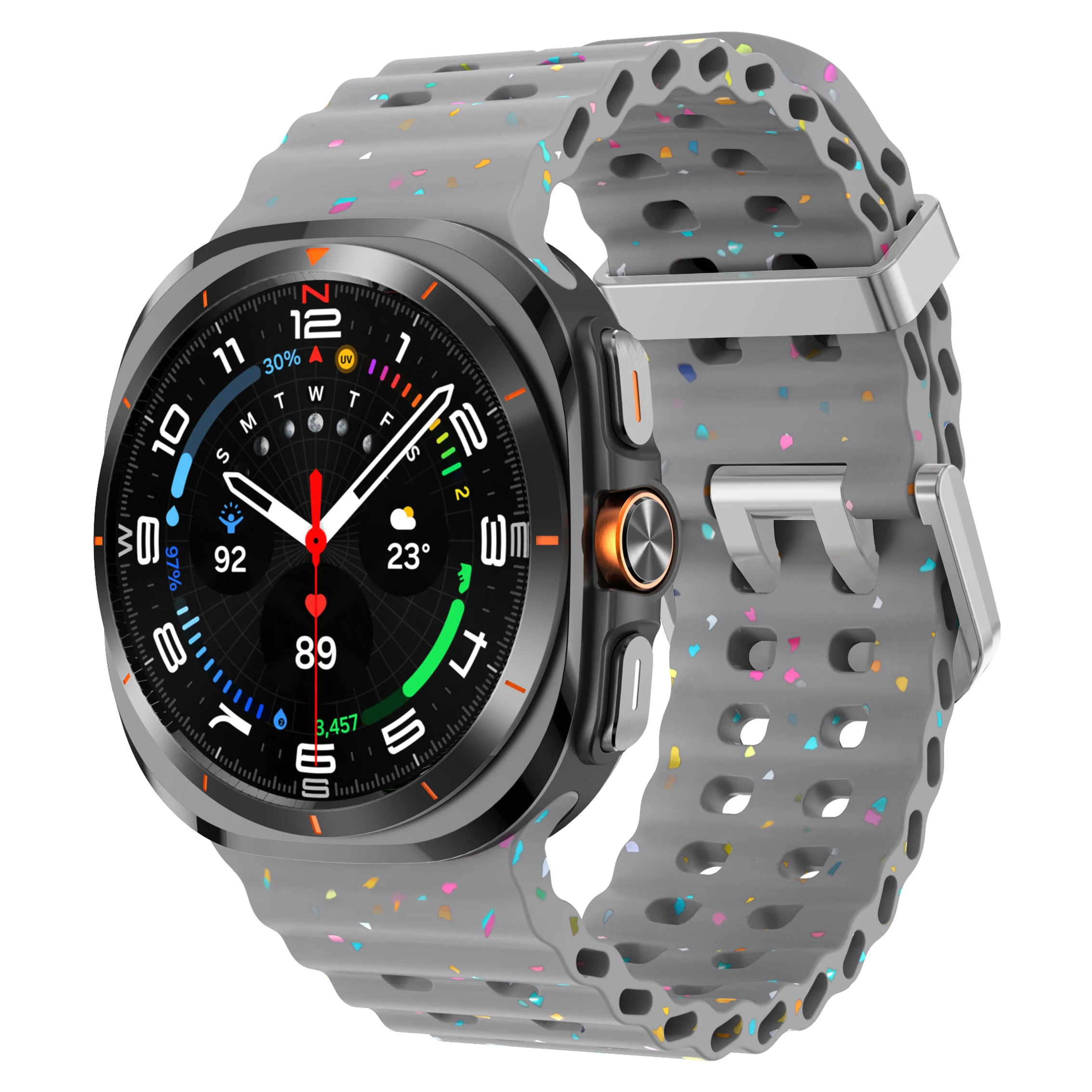 Silicone Breathable Marine Strap Wristband Bracelet