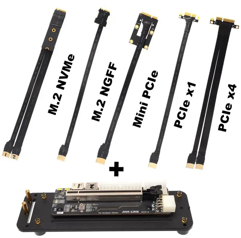 Suporte para Placas Gráficas Externas Suporte & Base Pcie 3.0 M.2 Ngff M.2 Nvme Mpcie x1 Pcie x4 Cabos de Extensão Egpu Itx Stx