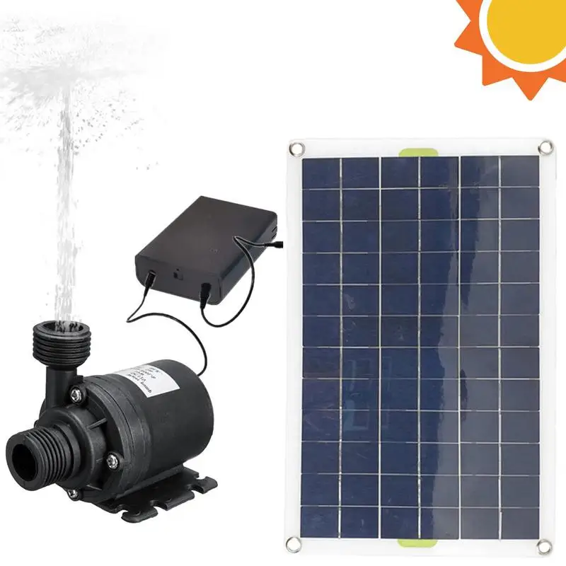 

Solar Fountain Pump Water Garden & Pond Pumps Outdoor Watering Submersible Pump Bird Bath Fountains Solar Power 30W For Pond