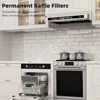 Range Hood, 30 Inch Under Cabinet with Voice/Gesture/Touch Control, 900 CFM with 4-Speed Exhaust Fan, Range Hood 5