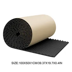 Premium Self - Adhesive Waterproof Acoustic Panels for Superior Soundproofing and Noise Reduction (1M)