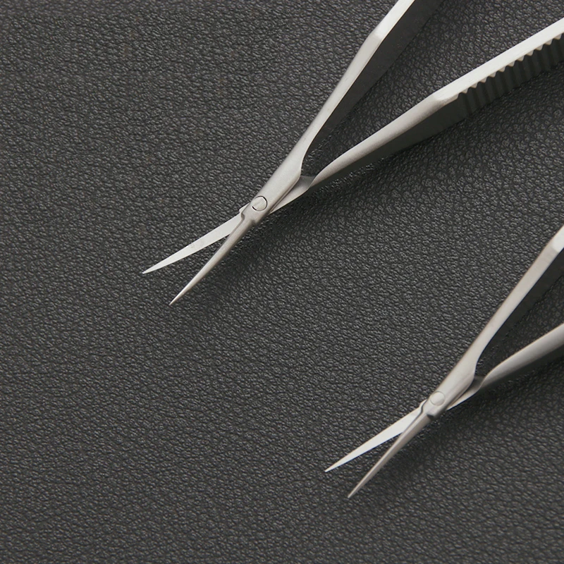Ophthalmic conjunctival capsule membrane scissors micro-instrument ultra sharp fine surgical membranous endothelial scissors