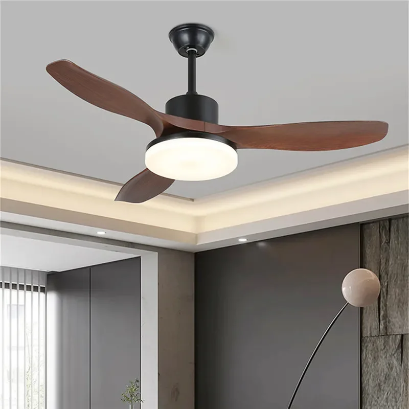 ABEL Modern Fan Light Luxury Living Room Restaurant Bedroom Study LED Ceiling Fan Light Remote Electric
