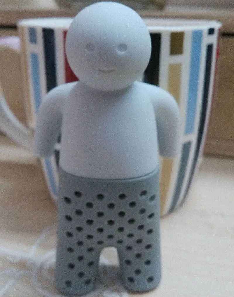 Creative Tea Strainer Food Grade Silica Gel Tea Filter Mr.Tea Villain Shaped Silicone Maker tea infuser tea strainer tea filter