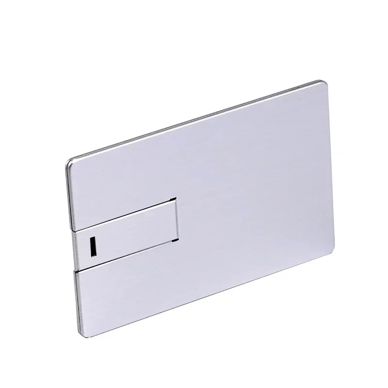 Card Free Logo USB 2.0 Flash Drives Real Capacity Gift Pen Drive Color Printing Memory Stick Laser Engraving 64GB/32G/16G U Disk