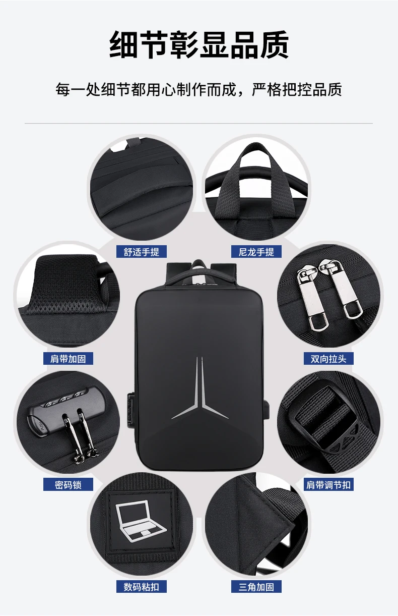 Mens LBackpack Waterproof Anti theft with USB Port Stylish Design Large Capacity Comfortable Straps Ideal for Work and Travel