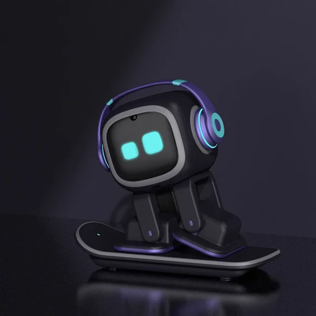 Emo Robot inteligente AI, Chat de voz electrónico para mascotas, lámpara  nocturna pequeña Emo, conversación inteligente