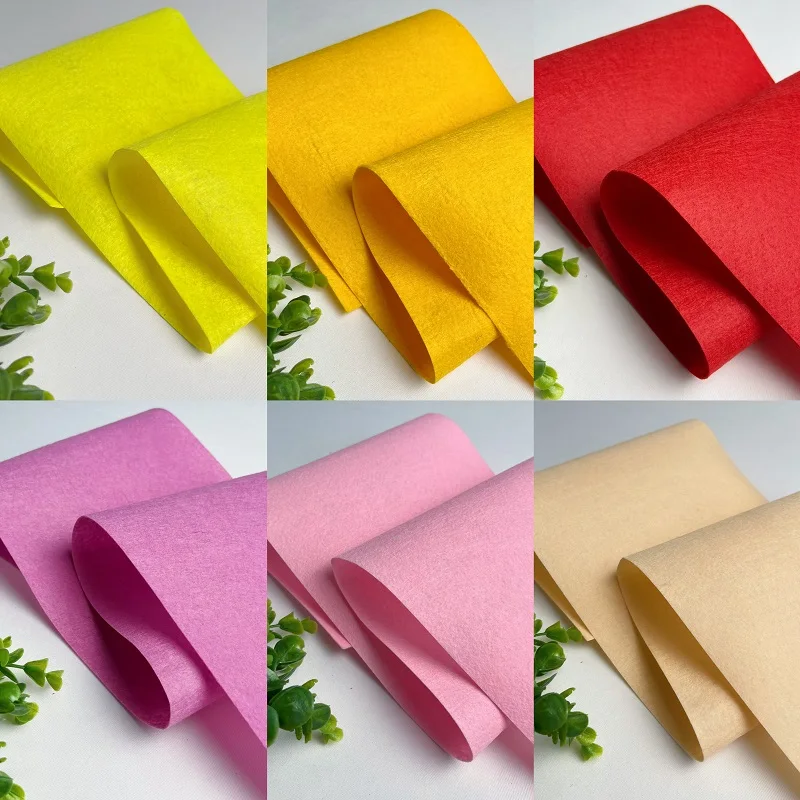 20/40/60 cm Vlies Handarbeiten Filz Stoff Patchwork Tuch Bundle für Kinder Scrapbooking Puppe Nähen Handwerk DIY Quilten Blatt – Detail 12