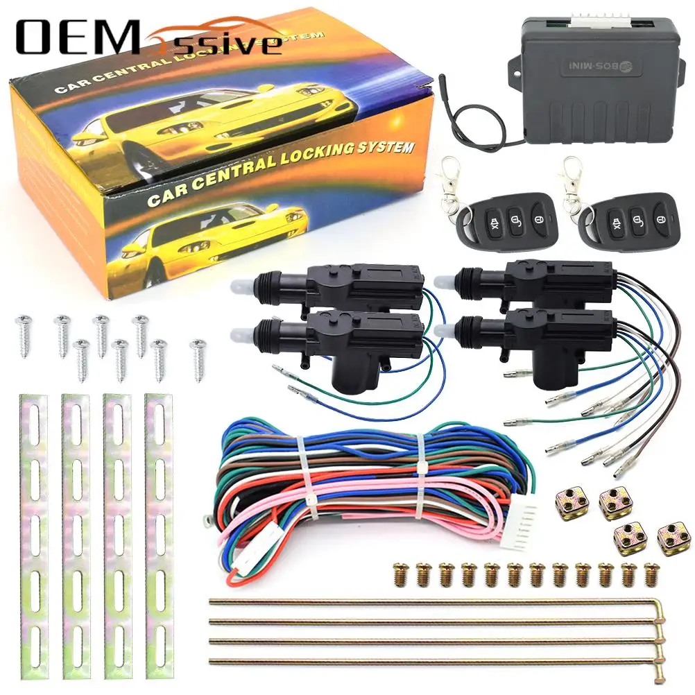 12VUniversalVehicleRemoteCentralLockKeylessEntrySystem2CarDoorRemoteCentralLocking