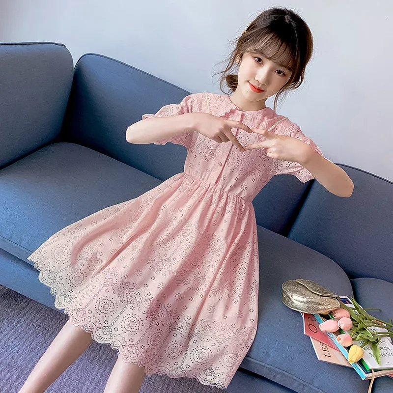 

New Princess Baby Girl Dress Summer Wedding Birthday Party Kids Dresses For Girls Children's Costume Tutu Teen 5 7 8 10 12 Years