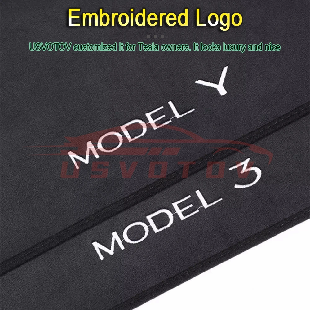 Anti-UV Dashboard Cover For Tesla Model 3 Y S Highland Center Console Accessories Dash Mat Protector Pad Sunshade