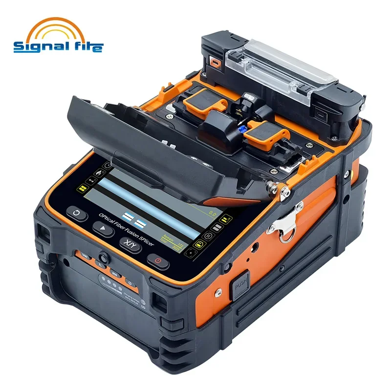Free Shipping SignalFire AI-10/AI-10A/AI-9/AI-8C/AI-6A Optical Fiber Fusion Splicer New Splicing Machine 6 Motors Core Alignment