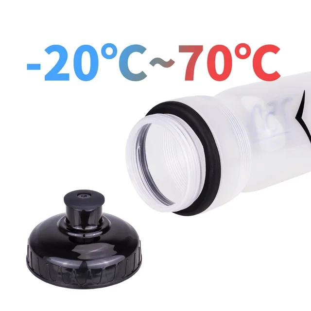 ZTTO 750ml High-Quality Cycling Water Bottle PP Material Wide-mouth Opening Squeezable Body with Bottle Cage 3