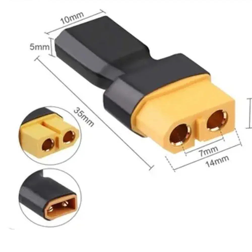Connecteurs RC XT60 Mâle/Femelle Lot de 2 - Batterie Chargeur