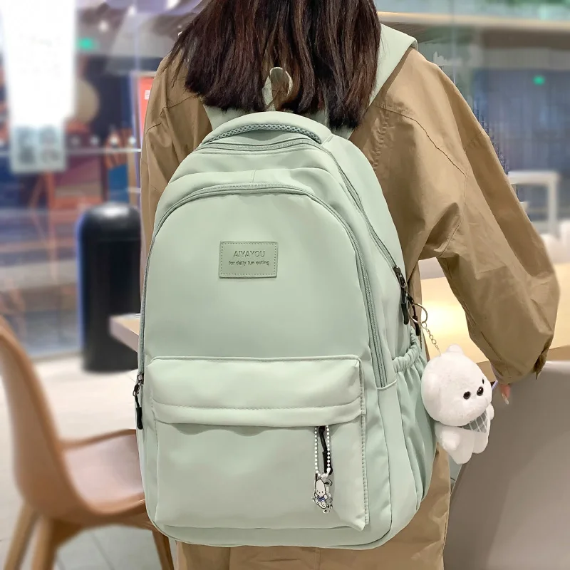 High-capacity Tooling Ins Women's Backpack for Girls Boys Cute High School  Bags for Teens New Waterproof Women Backpacks Mochila