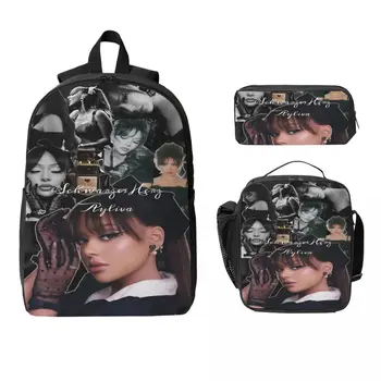 3Pcs Ayliva Singer Tour 2025 Backpack Set for Girls Boys Pencil Boxes Bookbag Sets with Lunch Box For School Students Daypack 1