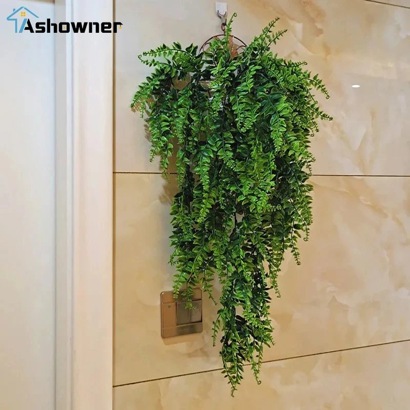 82cm Artificial Vine Plants Wall Hanging Ivy Green Leaves Fake Leaves