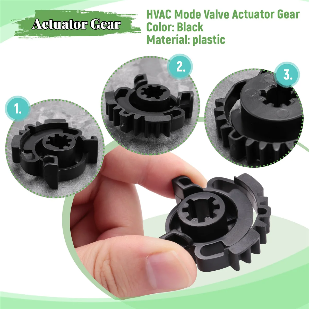 Heat & AC Actuator Gear 68214880AA For 2011-Dodge Durango Jeep Grand Cherokee car actuator gear