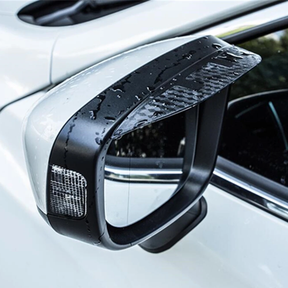 Car Rear View Side Glass Mirror Trim Frame Parapioggia Parasole Parasole Per Jaguar E-Pace Epace 2017 2018 2019 2020 2021 2022