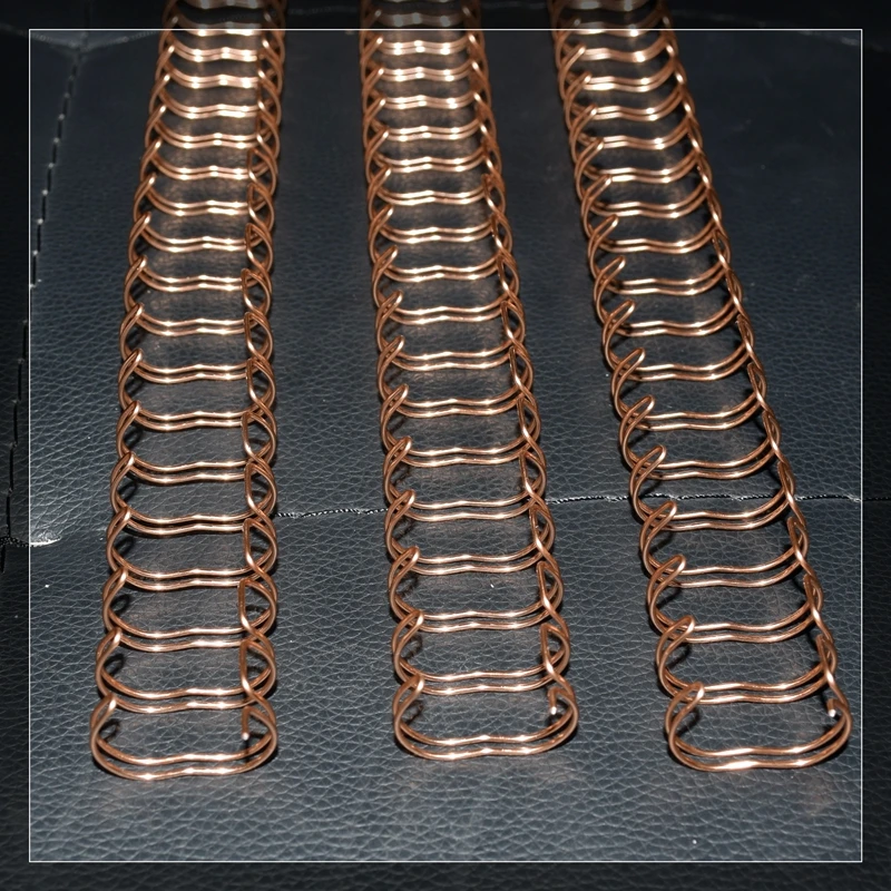 30/50/100PCS/BOX ReadStar Rose gold A4 3:1/2:1 Pitch 6.4-38.1mm OY Double Coil Double Loop Wire Binding Comb Binding Wire Rings