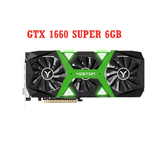Gtx 1660 Super-6G D6 Piastre Per Schede Grafiche Di Gioco Placa De Scheda Video Gpu Nvidia Geforce Pc Computer Non Rtx3050 3060 3070Ti