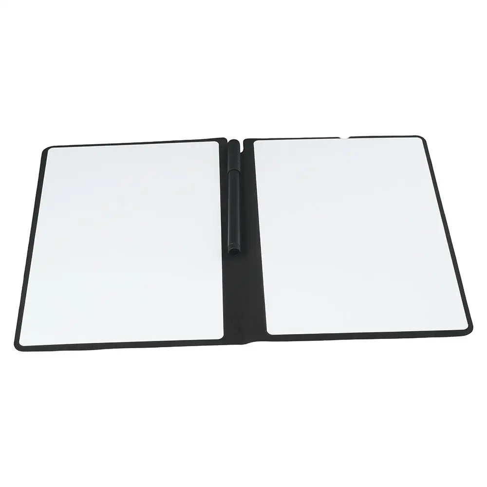 Reusable A5 Whiteboard Notebook Whiteboard Pen Erasing Cloth Writing Board Memo Pad Weekly Planner whiteboard notebook set