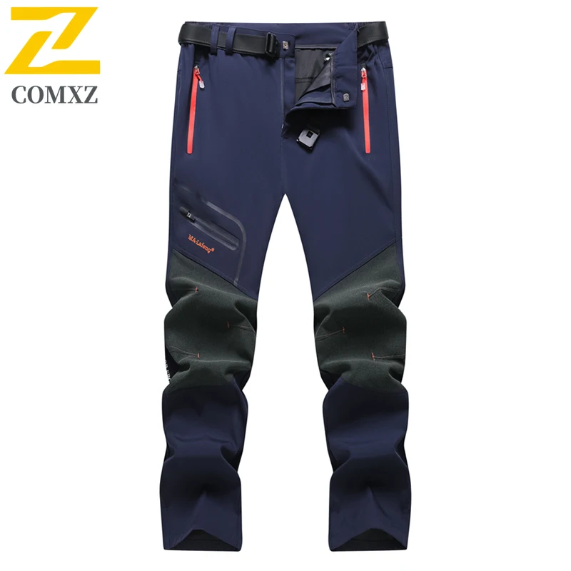 EiAO Windbreaker pants Men's Stretch Quick-Dry Summer Ice Silk Hiking Fishing Waterproof Windproof Solid color Outdoor Pants2025