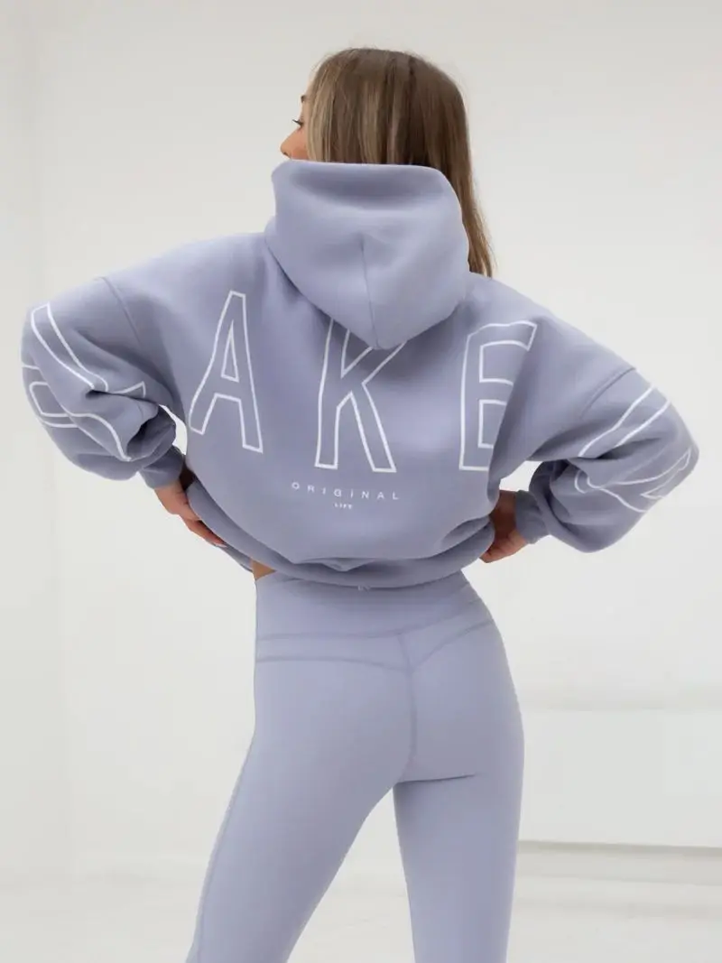 Hip-hop Harajuku High Street Trendy Brand Letter Print Oversized Hoodie Men Y2K 2025 Retro Gothic Punk Casual Sweatshirt Women