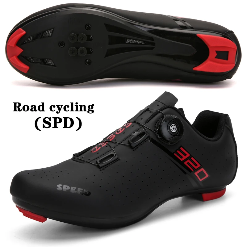 MensCyclingShoesLightweightAndBreathableRoadCyclingShoes
