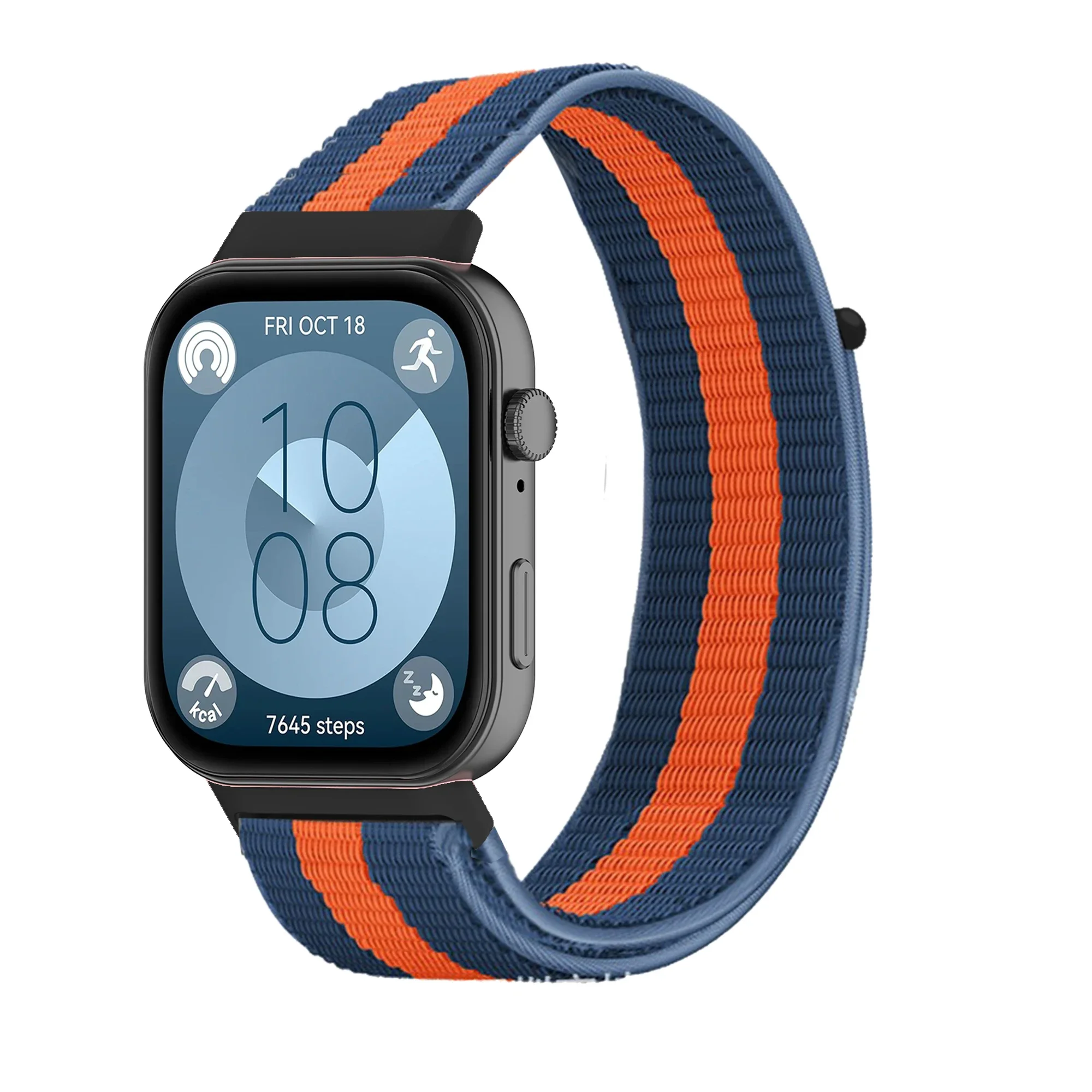 Nylon Loop Strap Woven Sports Smartwatch Wristband Bracelet