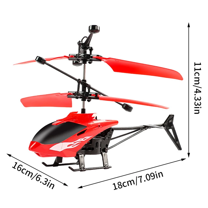 Suspension RC Helicopter Drop-resistant Induction Suspension Aircraft Toys Kids Toy Gift for Kid 2