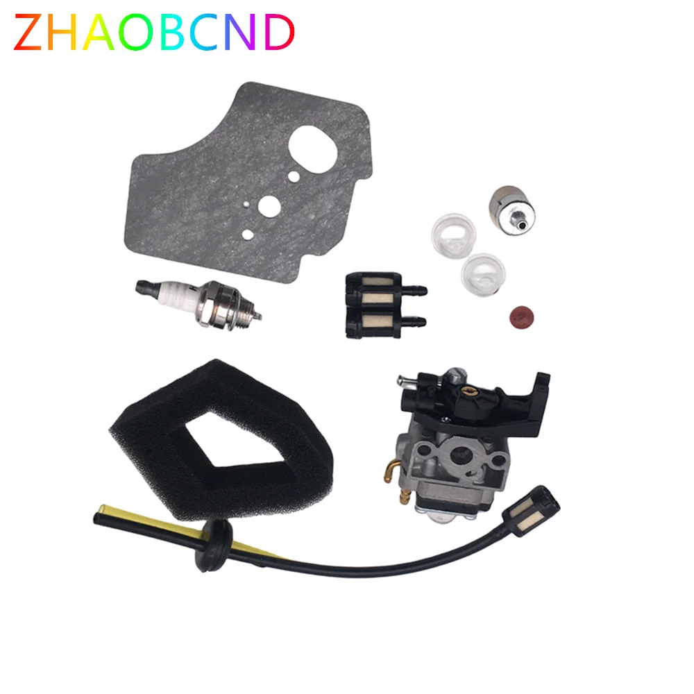 CarburetorCarbGasketSparkPlugFuelLineHoseKitForHondaGX25