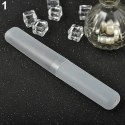 Compact Travel Toothbrush Storage Case - Breathable & Dustproof Protective Cover (2PCS Clear)